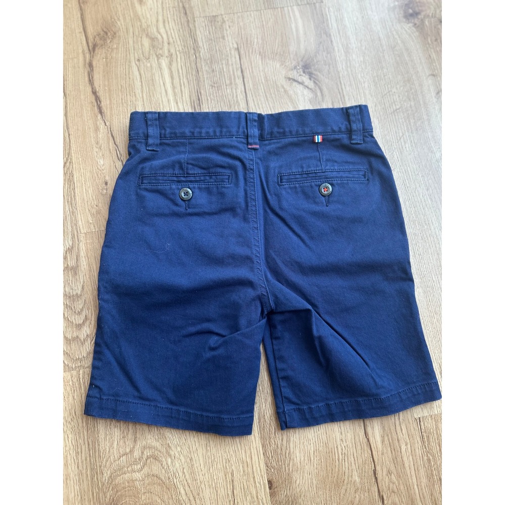 Boden Boys Navy Blue Chino Shorts Adjustable Waist Size 9Y 134cm Cotton Stretch - Picture 8 of 8